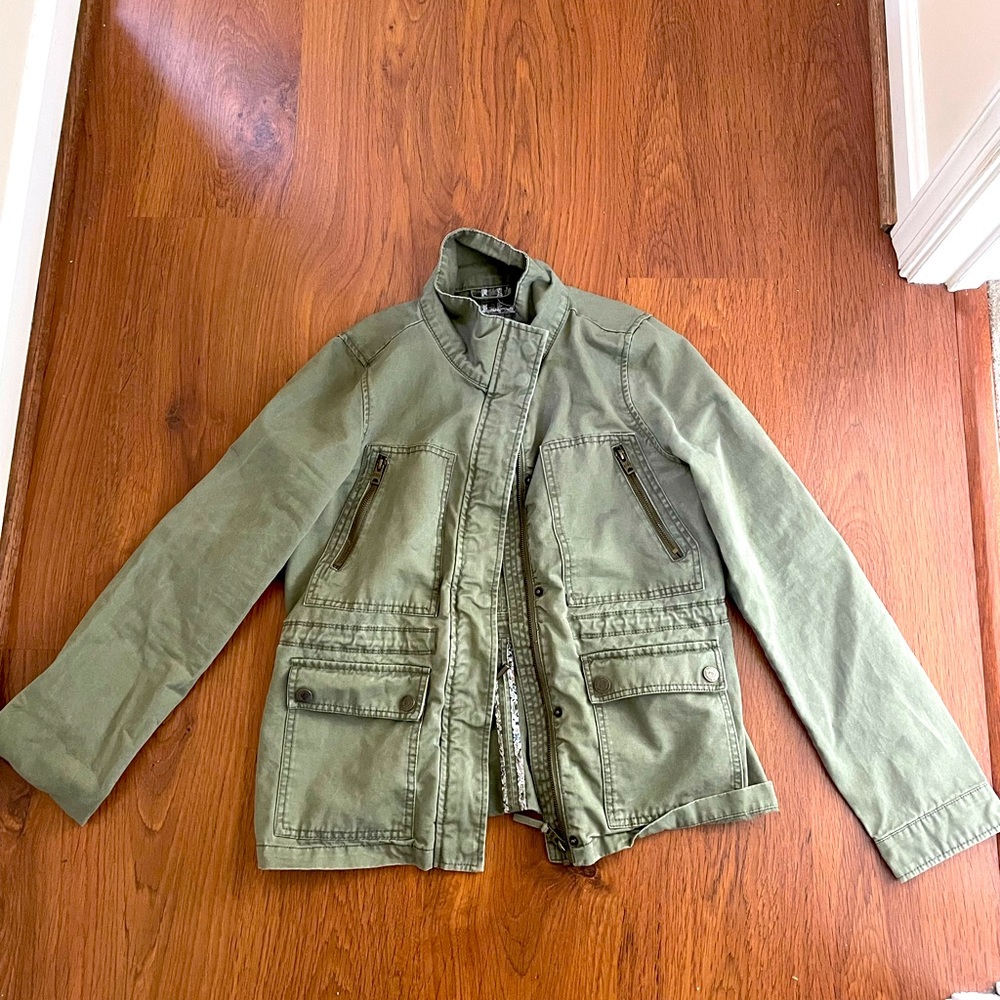 Aeropostale Army Green Light Jacket